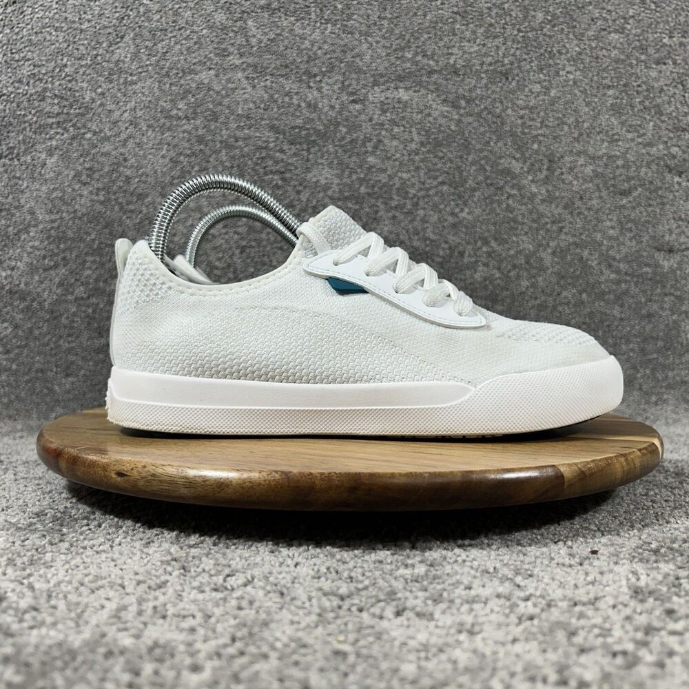 Vessi Weekend Classic Women’s Size 8 Marble White Casual Athletic Shoes Used